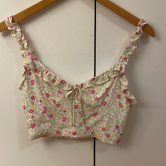 Charlie Holiday floral bustier top. Perfect condition, never worn - Picture 1 of 2